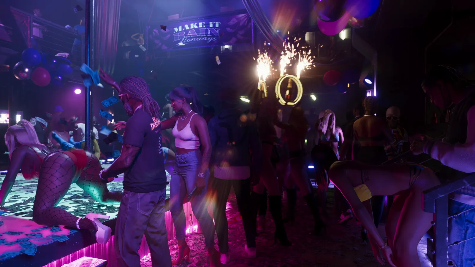 A nightclub crowd — official trailer screenshot