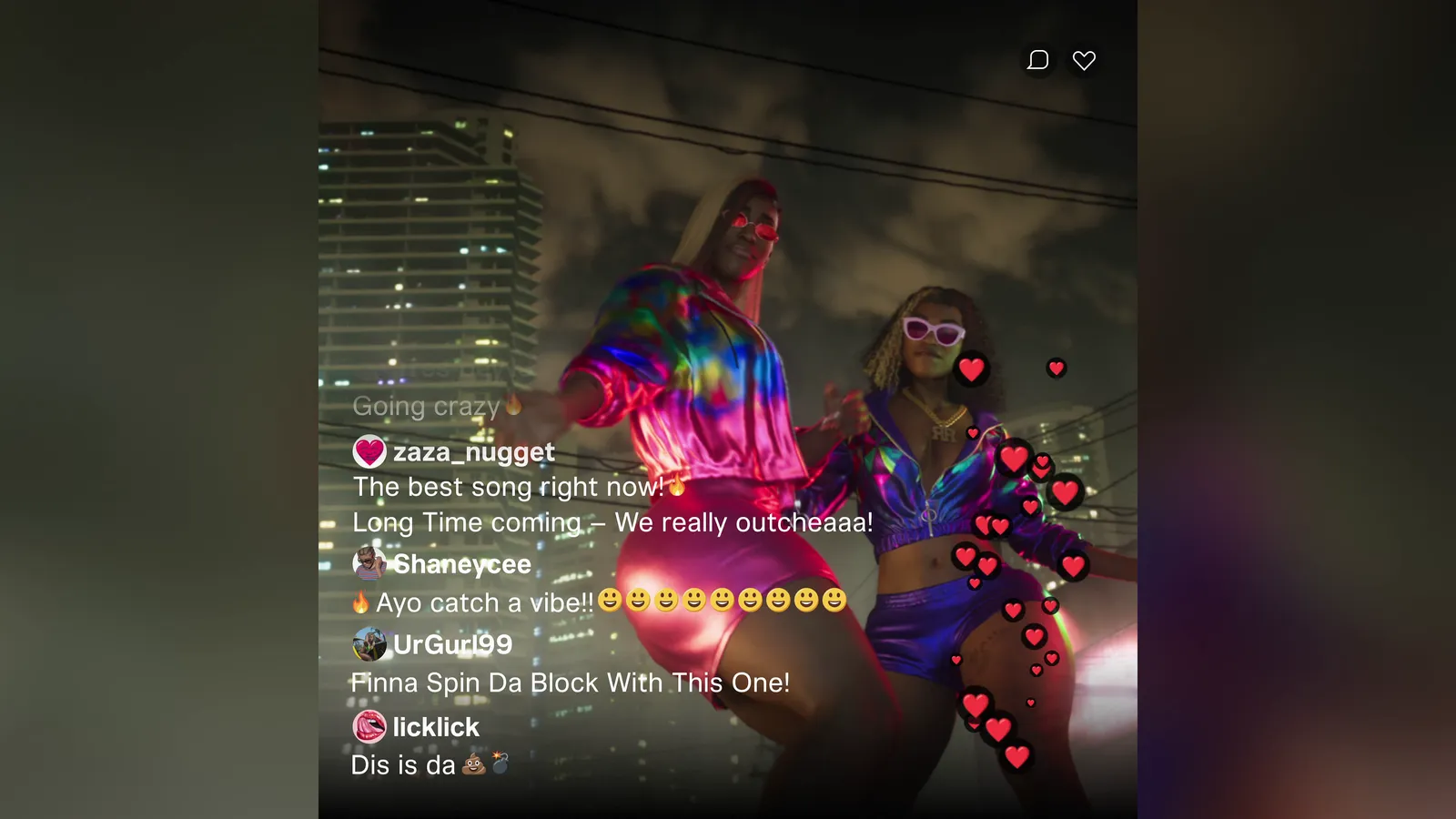 A social media clip from Trailer 1's media montage — official trailer screenshot