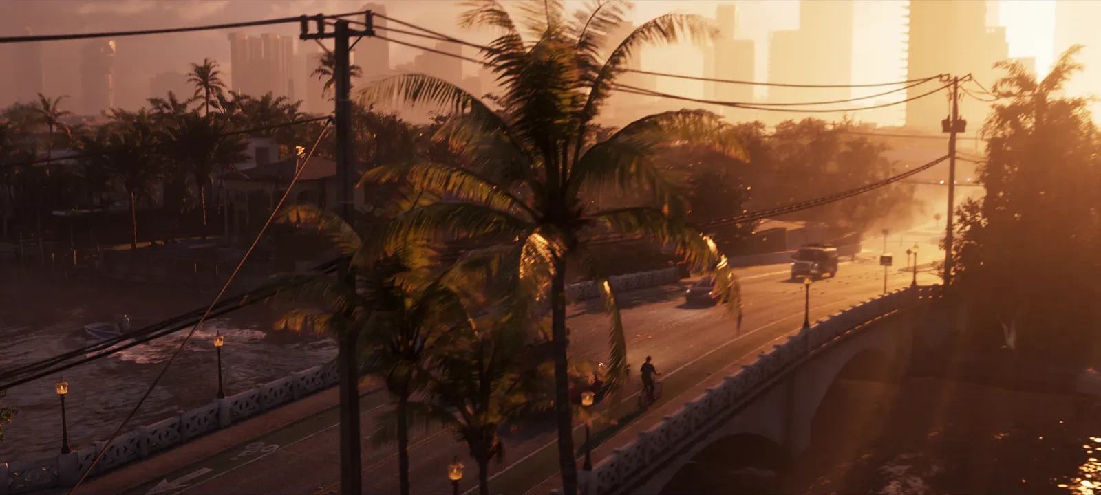 A bicycle in Vice City — official trailer screenshot